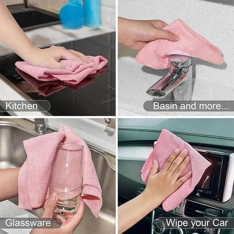 Herbruikbare Microvezeldoekjes | Keukenrol Design | Wasbaar | Pluisvrij