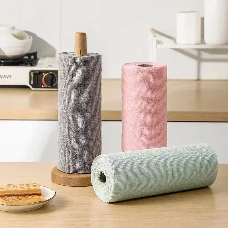 Herbruikbare Microvezeldoekjes | Keukenrol Design | Wasbaar | Pluisvrij