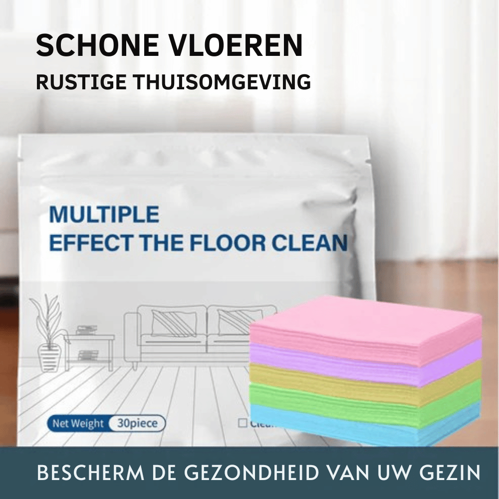Schoonmaakdoekjes voor een stralend schone vloer