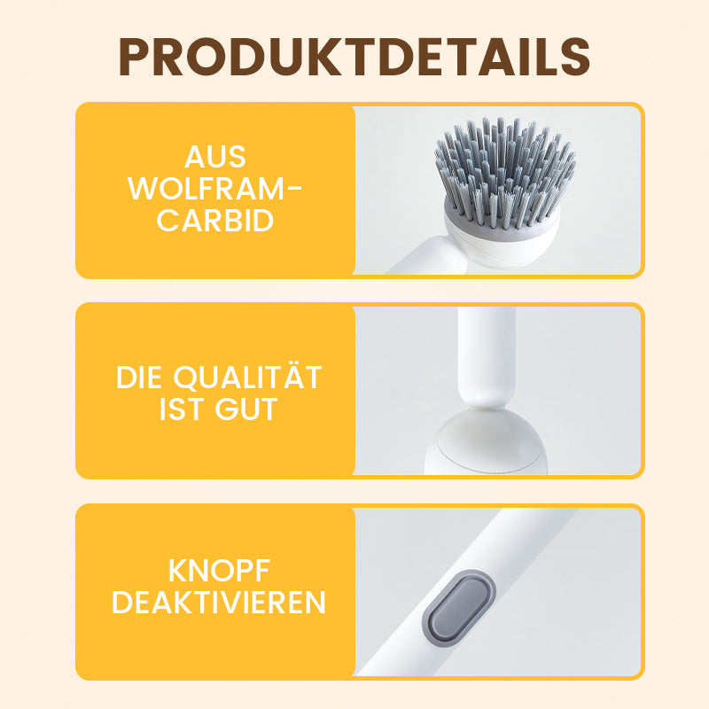 Ergonomische Glansiva reinigingsborstel voor dagelijks gebruik in de keuken