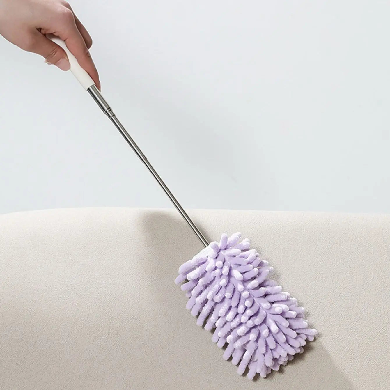Flexibele stofdoek voor lastig bereikbare hoeken