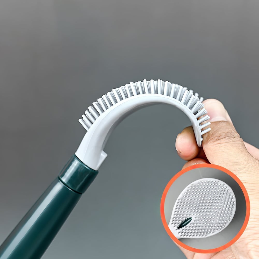 Siliconen borstelkop voor grondige reiniging onder de rand
