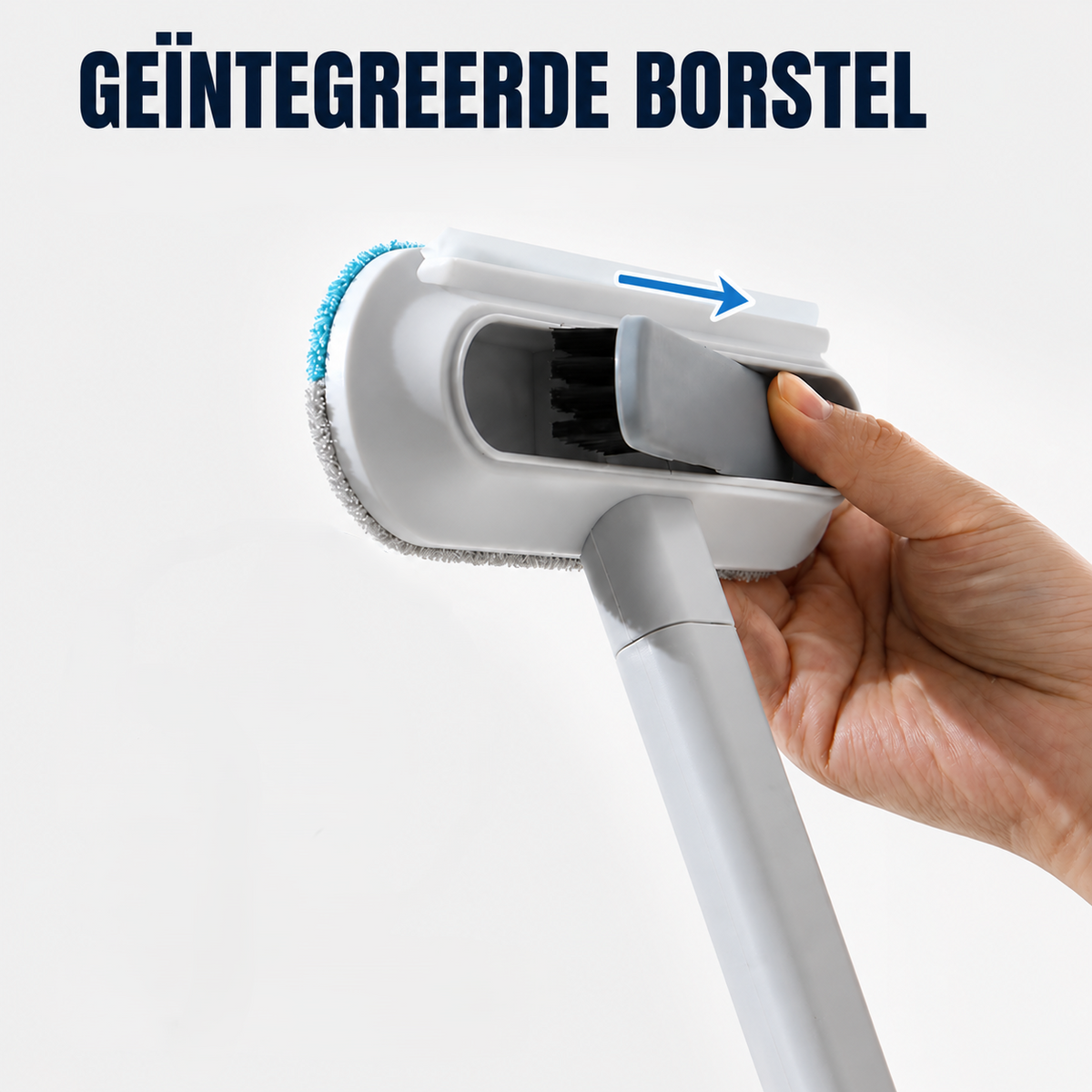 HaarVonk 4-in-1-huishoudhulp in gebruik bij het schoonmaken van een bank