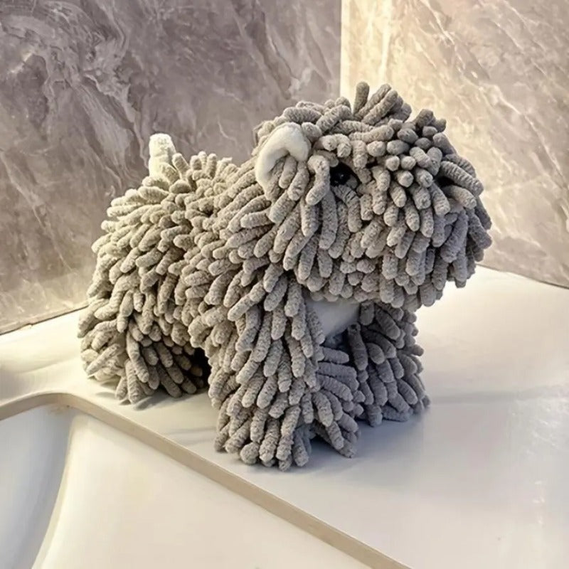 Zachte drooghanddoek voor honden na het baden