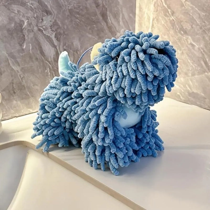 Hondenhanddoek helpt de hond snel en comfortabel droog te worden