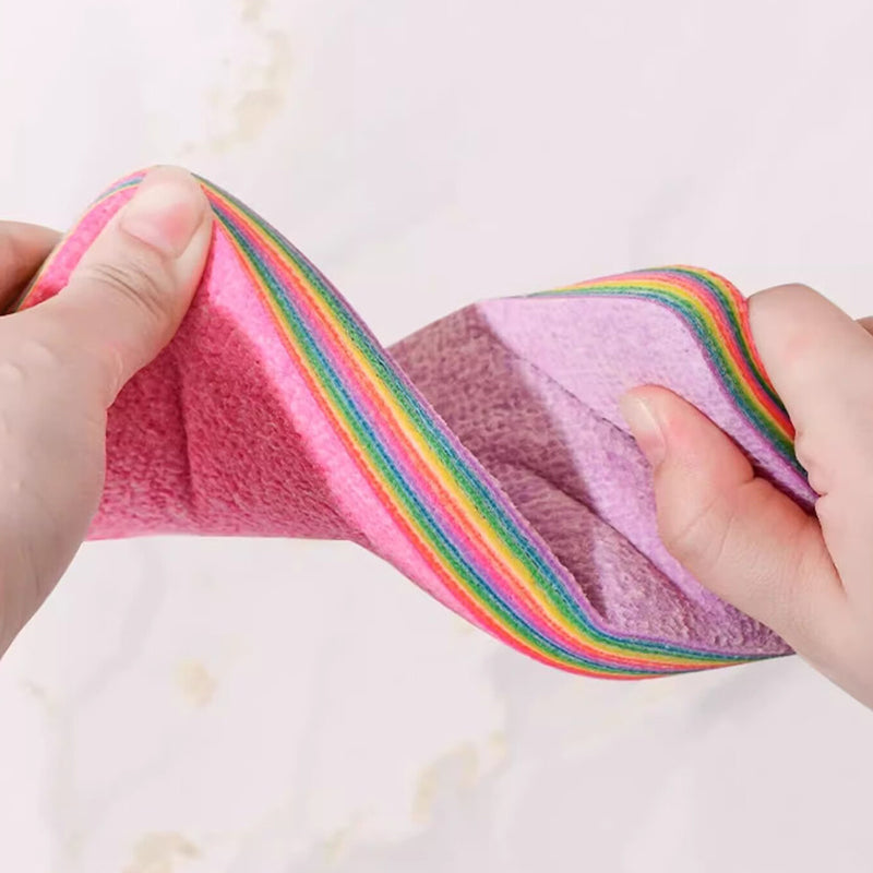 Kleurrijke schoonmaakdoek voor eenvoudig schoonmaken in de keuken