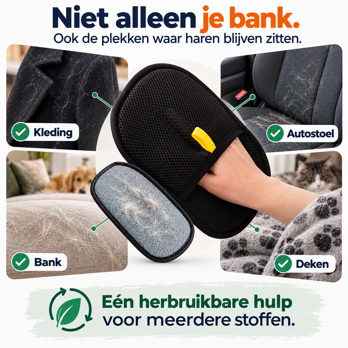 VachtVlot voor het verwijderen van kattenharen