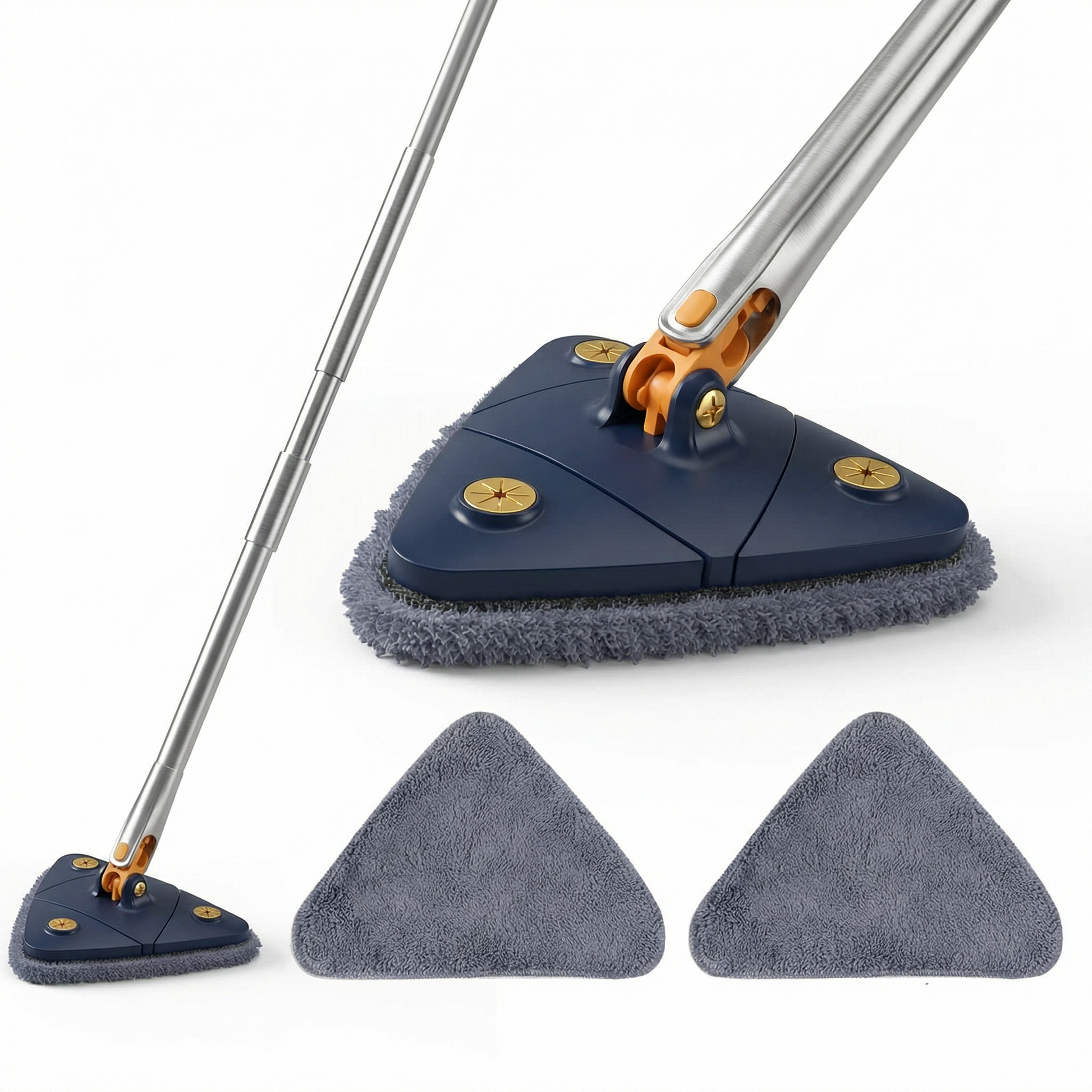 360 draaimop met microvezel mopkoppen