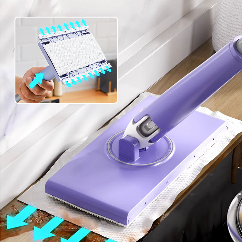 Dweilora mop voor hygiënisch schoonmaken zonder direct contact met vuil