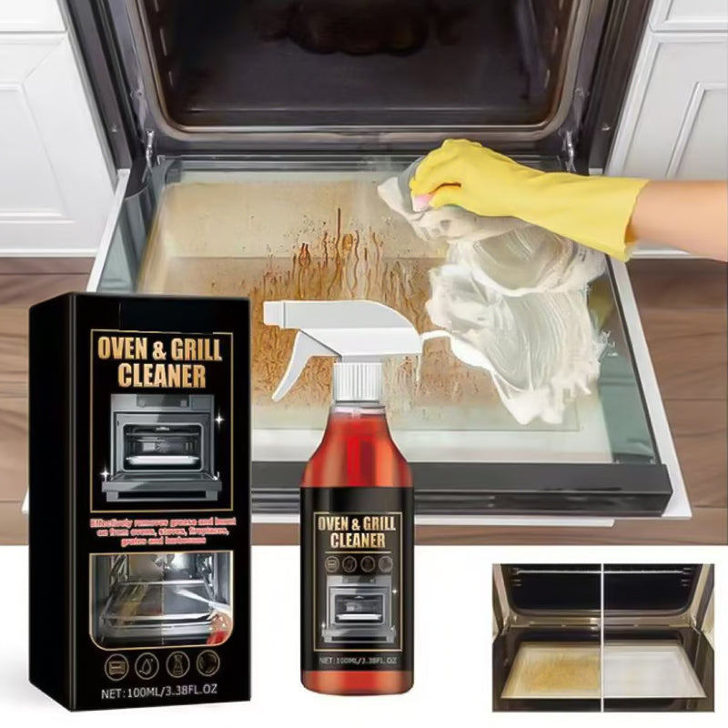 Brilvexa reinigingsspray voor het verwijderen van vet uit oven en grill